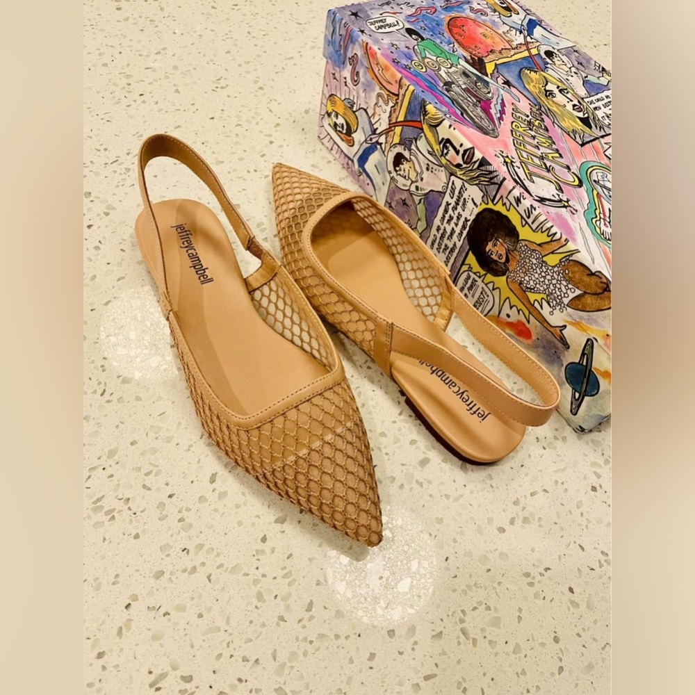 Tan Leather Flats